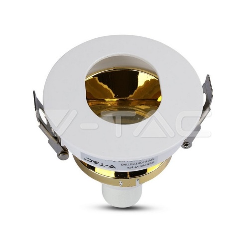 GU10 Отливка Кръг Бяло+Златно VT-874 - изглед 4 - rZ commerce GU10 Отливка Кръг Бяло+Златно VT-874 - изглед 4