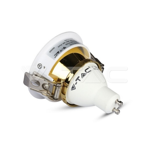 GU10 Отливка Кръг Бяло+Златно VT-874 - изглед 5 - rZ commerce GU10 Отливка Кръг Бяло+Златно VT-874 - изглед 5