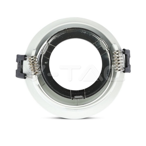 GU10 Отливка Кръг Бяло+Хром VT-872 - изглед 5