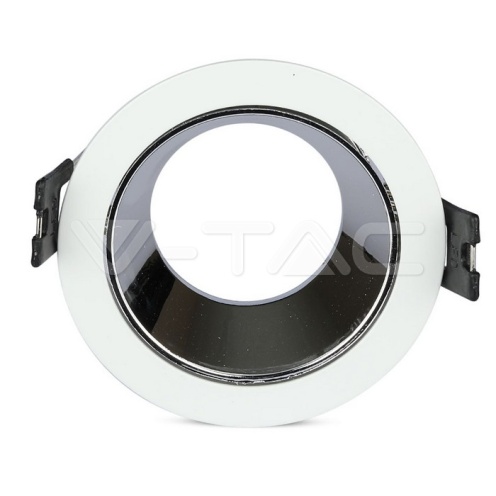 GU10 Отливка Кръг Бяло+Хром VT-872 - изглед 4