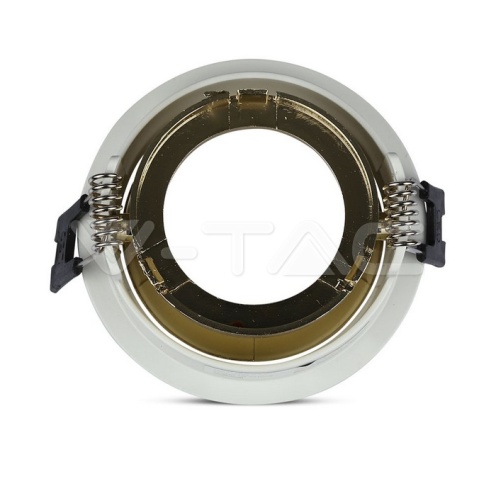 GU10 Отливка Кръг Бяло+Златно VT-872 - изглед 6