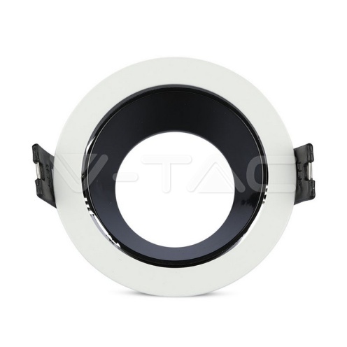 GU10 Отливка Кръг Бяло+Черно VT-872 - изглед 4 - rZ commerce GU10 Отливка Кръг Бяло+Черно VT-872 - изглед 4
