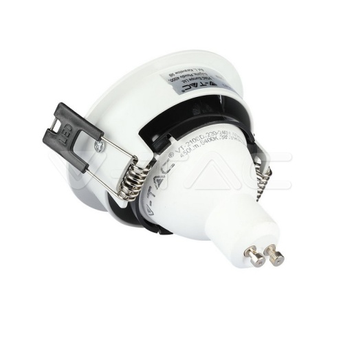 GU10 Отливка Кръг Бяло+Черно VT-872 - изглед 7 - rZ commerce GU10 Отливка Кръг Бяло+Черно VT-872 - изглед 7
