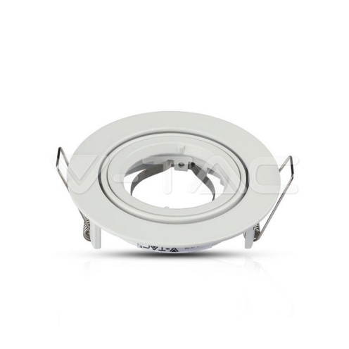 GU10 Корпус Луна Кръг Бяла /2/ - изглед 2 - rZ commerce GU10 Корпус Луна Кръг Бяла /2/ - изглед 2