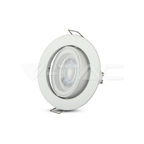 GU10 Корпус Луна Кръг Бяла /2/ - изглед 4 - rZ commerce GU10 Корпус Луна Кръг Бяла /2/ - изглед 4