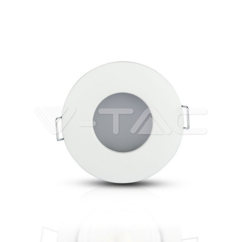 GU10 Корпус Луна Кръг Мат ф84 Бяла - изглед 4 - rZ commerce GU10 Корпус Луна Кръг Мат ф84 Бяла - изглед 4