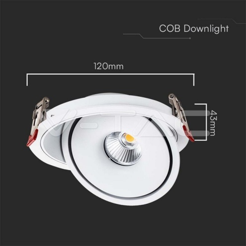 12W LED COB Луна 3 в 1 Бяло Тяло - изглед 7 - rZ commerce 12W LED COB Луна 3 в 1 Бяло Тяло - изглед 7