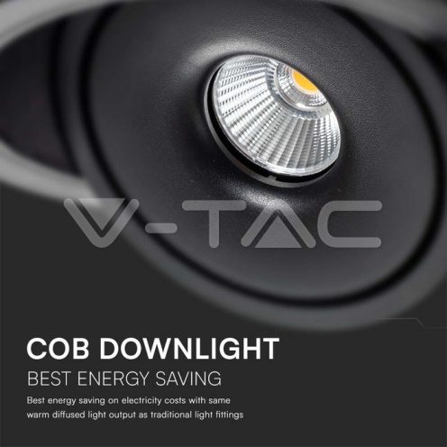 12W LED COB Луна 3 в 1 Черно Тяло - изглед 4 - rZ commerce 12W LED COB Луна 3 в 1 Черно Тяло - изглед 4