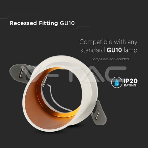 NEW GU10 Корпус Кръг Бял - изглед 5 - rZ commerce NEW GU10 Корпус Кръг Бял - изглед 5