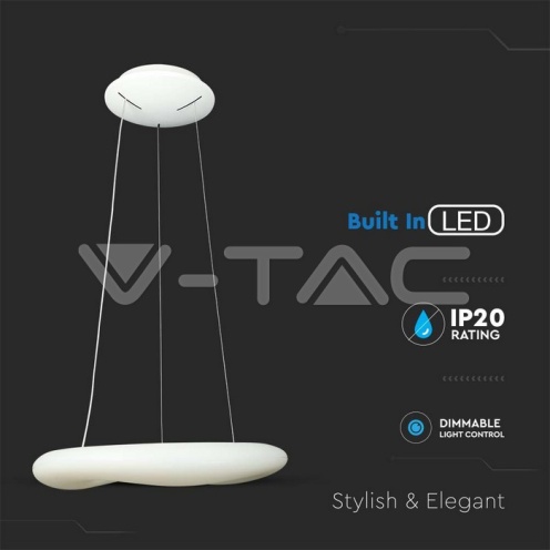 38W Пендел/Плафон Кръг 3 Цветен D:600*H:1200 Димиращ Бял - изглед 7 - rZ commerce 38W Пендел/Плафон Кръг 3 Цветен D:600*H:1200 Димиращ Бял - изглед 7