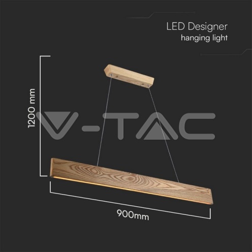 10W LED Пендел дърво 90см 1250lm 3000k - изглед 4 - rZ commerce 10W LED Пендел дърво 90см 1250lm 3000k - изглед 4