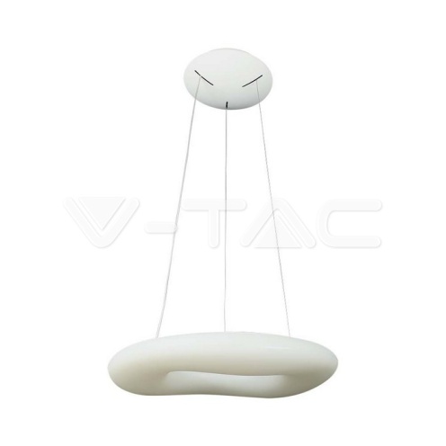 38W Пендел/Плафон Кръг 3 Цветен D:600*H:1200 Димиращ Бял - изглед 1 - rZ commerce 38W Пендел/Плафон Кръг 3 Цветен D:600*H:1200 Димиращ Бял - изглед 1