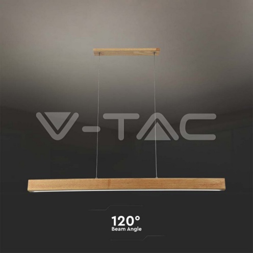12W LED Висяща Лампа Дърво 4000К - изглед 4