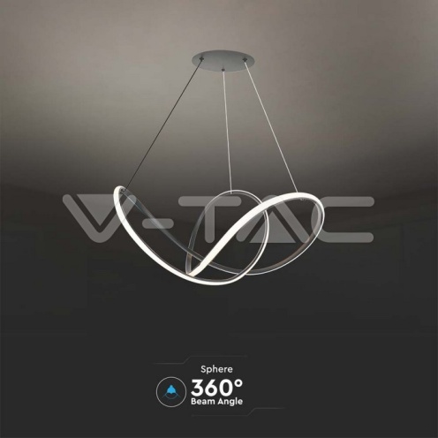 LED Осветител 49W Висящ 70*20CM Черно Тяло 3000K - изглед 4 - rZ commerce LED Осветител 49W Висящ 70*20CM Черно Тяло 3000K - изглед 4