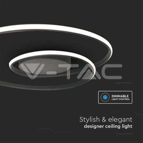 LED Осветител 48W за таван 600*50MM Димиращ Бял 4000К 5150Lm - изглед 3