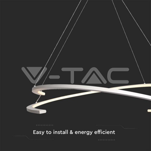 LED Осветител 48W Висящ 800*1200MM Димиращ Бял 4000К - изглед 2 - rZ commerce LED Осветител 48W Висящ 800*1200MM Димиращ Бял 4000К - изглед 2