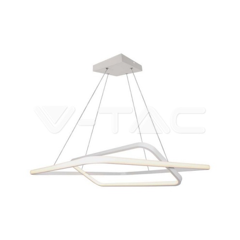 LED Осветител 50W Висящ 600x600x1200мм Димиращ Бял 3000К - изглед 1