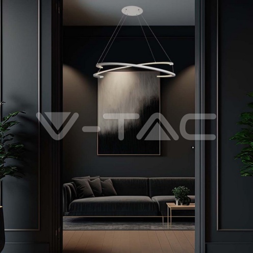 LED Осветител 48W Полилей 800x1200мм Димиращ Бял 3000К - изглед 6 - rZ commerce LED Осветител 48W Полилей 800x1200мм Димиращ Бял 3000К - изглед 6