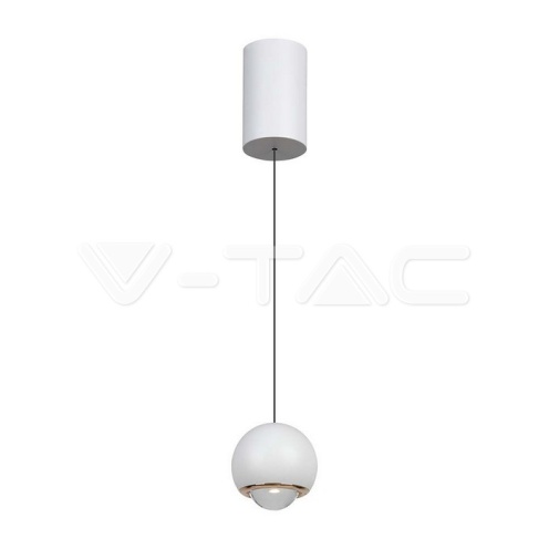 5W LED Висяща Лампа Бяло Тяло 3000K - изглед 1 - rZ commerce 5W LED Висяща Лампа Бяло Тяло 3000K - изглед 1