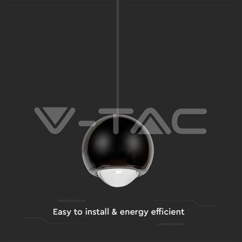 5W LED Висяща Лампа Черно Тяло 3000K - изглед 2