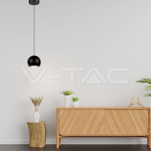 5W LED Висяща Лампа Черно Тяло 3000K - изглед 6