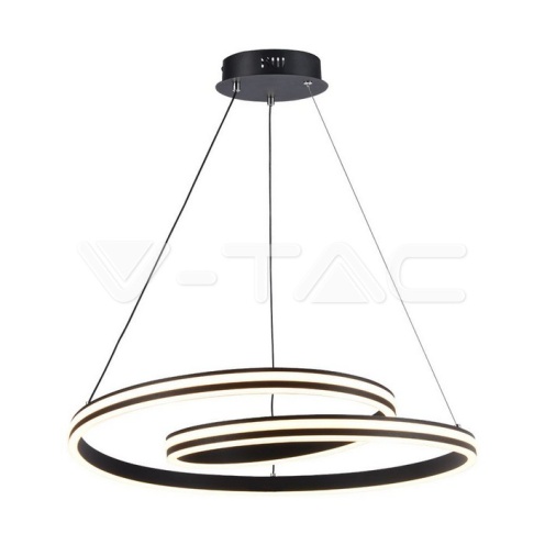 40W LED Пендел Дизайн Черно + Бяло Тяло - изглед 1 - rZ commerce 40W LED Пендел Дизайн Черно + Бяло Тяло - изглед 1