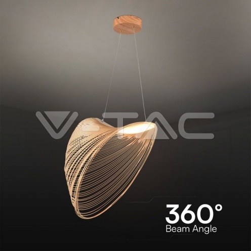 10W LED пендел дърво дизайн 3000К 1300lm Ф60см - изглед 3 - rZ commerce 10W LED пендел дърво дизайн 3000К 1300lm Ф60см - изглед 3