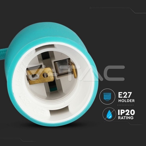 E27 Пендел Зелен - изглед 7 - rZ commerce E27 Пендел Зелен - изглед 7