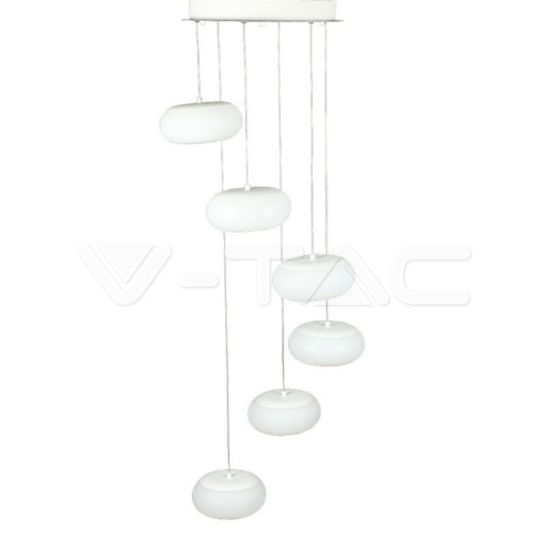 72W LED Висящ Пендел Димиращ Бял 3000K - изглед 1