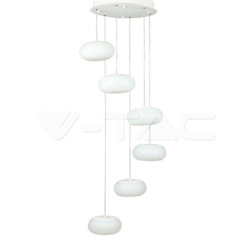 72W LED Висящ Пендел Димиращ Бял 3000K - изглед 2