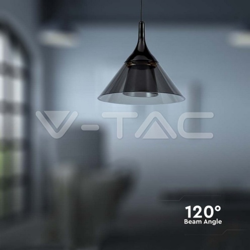9W LED Висяща Лампа (19.5*17.5*100CM) Черно 3000K - изглед 4 - rZ commerce 9W LED Висяща Лампа (19.5*17.5*100CM) Черно 3000K - изглед 4