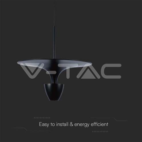 9W LED Висяща Лампа (30*320*100CM) Черно Тяло 4000K - изглед 2
