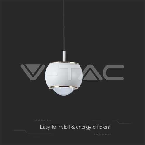 9W LED Висяща Лампа (10*10*100см) Бяло 3000K 1000lm - изглед 2