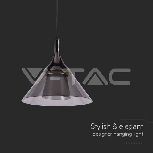 9W LED Висяща Лампа (19.5*17.5*100CM) Черно 3000K - изглед 3 - rZ commerce 9W LED Висяща Лампа (19.5*17.5*100CM) Черно 3000K - изглед 3