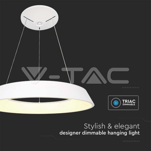 LED Осветител 48W Висящ Димиращ Бял 4000K - изглед 3