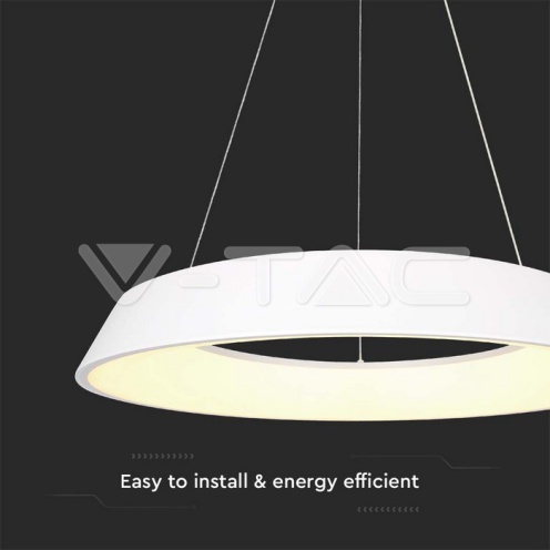 LED Осветител 48W Висящ Димиращ Бял 4000K - изглед 2