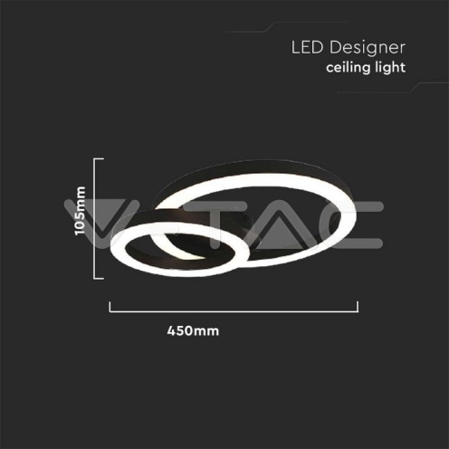 LED Осветител 20W Два Ринга 3000K 2130 lm - изглед 5 - rZ commerce LED Осветител 20W Два Ринга 3000K 2130 lm - изглед 5