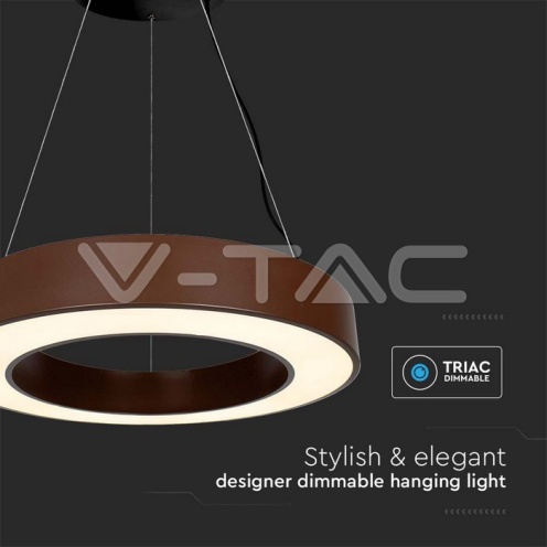LED Осветител 50W Висящ Димиращ 4000K 6100 lm Corten - изглед 4