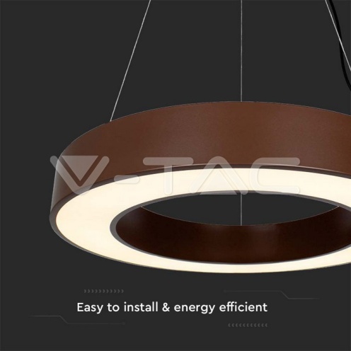 LED Осветител 50W Висящ Димиращ 4000K 6100 lm Corten - изглед 3