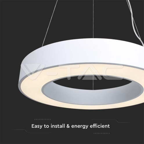 LED Осветител 50W Висящ Димиращ 4000K Бял - изглед 3