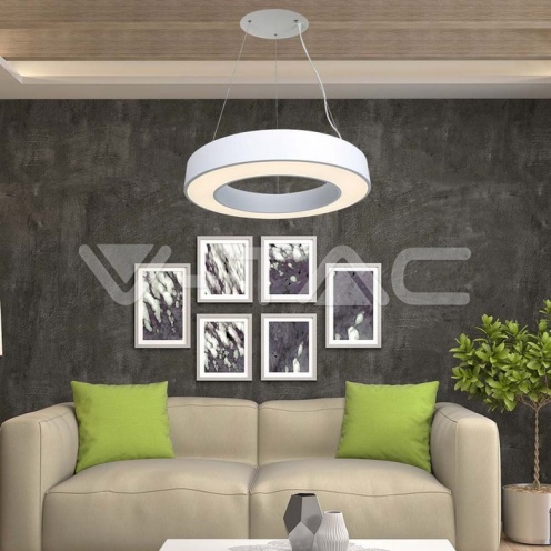 LED Осветител 50W Висящ Димиращ 4000K Бял - изглед 8