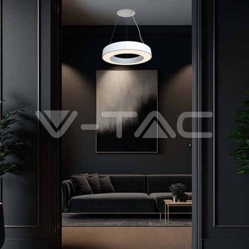 LED Осветител 50W Висящ Димиращ 4000K Бял - изглед 7