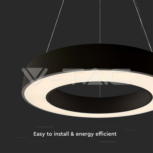 LED Осветител 50W Висящ димиращ 4000K черен 6100Lm - изглед 3 - rZ commerce LED Осветител 50W Висящ димиращ 4000K черен 6100Lm - изглед 3