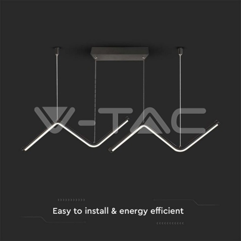 LED Осветител 12W Висящ Черен 4000K - изглед 4 - rZ commerce LED Осветител 12W Висящ Черен 4000K - изглед 4