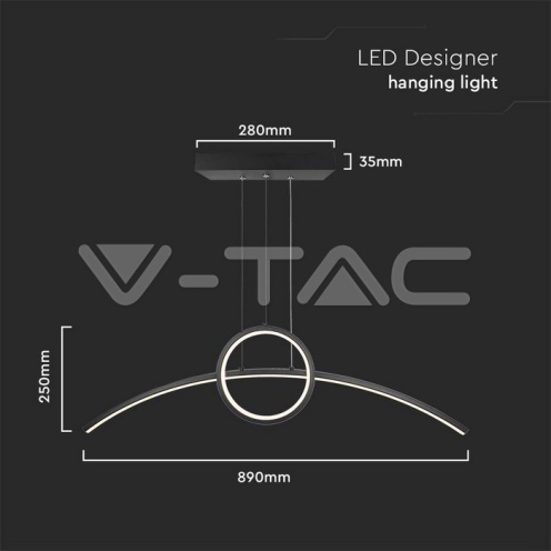 LED Осветител 30W 4000K Черен - изглед 5 - rZ commerce LED Осветител 30W 4000K Черен - изглед 5
