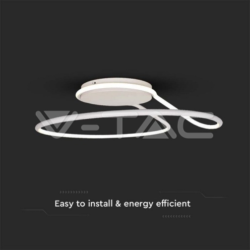 LED Осветител 54W Димиращ Бял 4000K Кръг - изглед 2