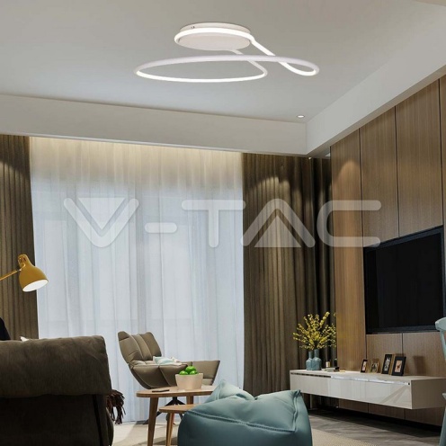 LED Осветител 54W Димиращ Бял 4000K Кръг - изглед 5