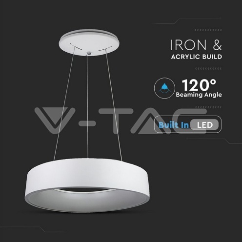 30 LED Пендел Димиращ Бял 3000К - изглед 2