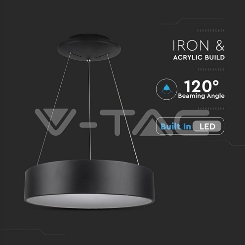 30 LED Пендел Димиращ Черен 3000К - изглед 2