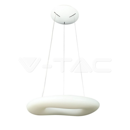 82W Пендел/Плафон Кръг 3 Цветен D:750*H:1200 Димиращ Бял - изглед 1 - rZ commerce 82W Пендел/Плафон Кръг 3 Цветен D:750*H:1200 Димиращ Бял - изглед 1